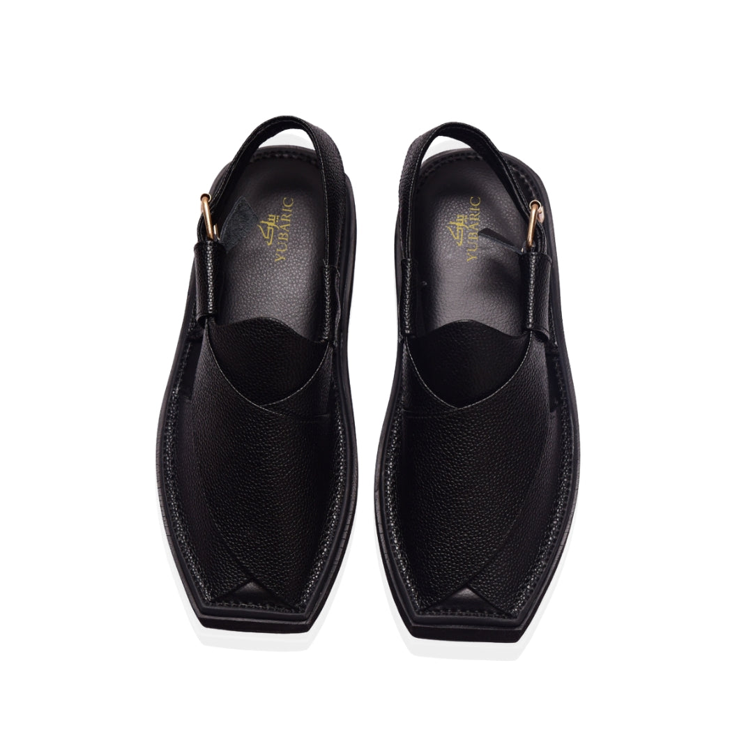 Black Daanedar - Kaptan Chappal