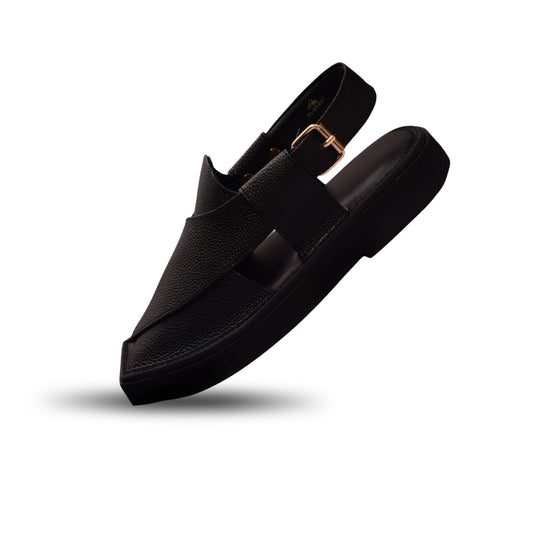 Black Daanedar - Kaptan Chappal