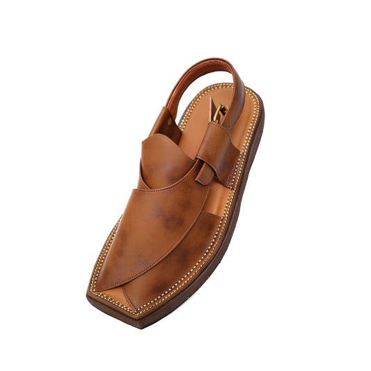 Double Shade (Brown) - Kaptan Chappal