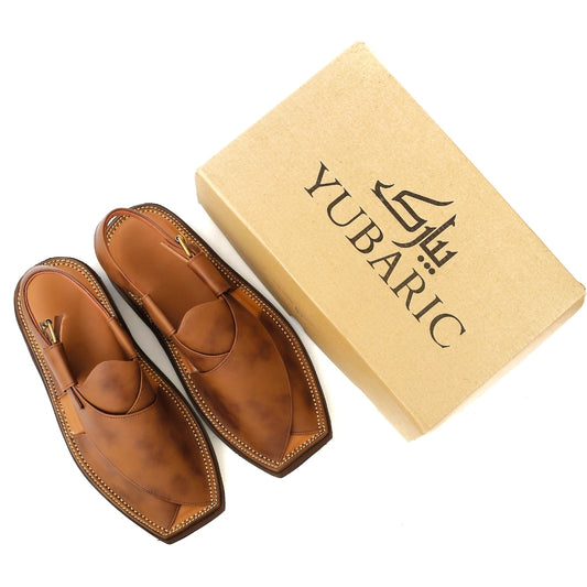 Double Shade (Brown) - Kaptan Chappal
