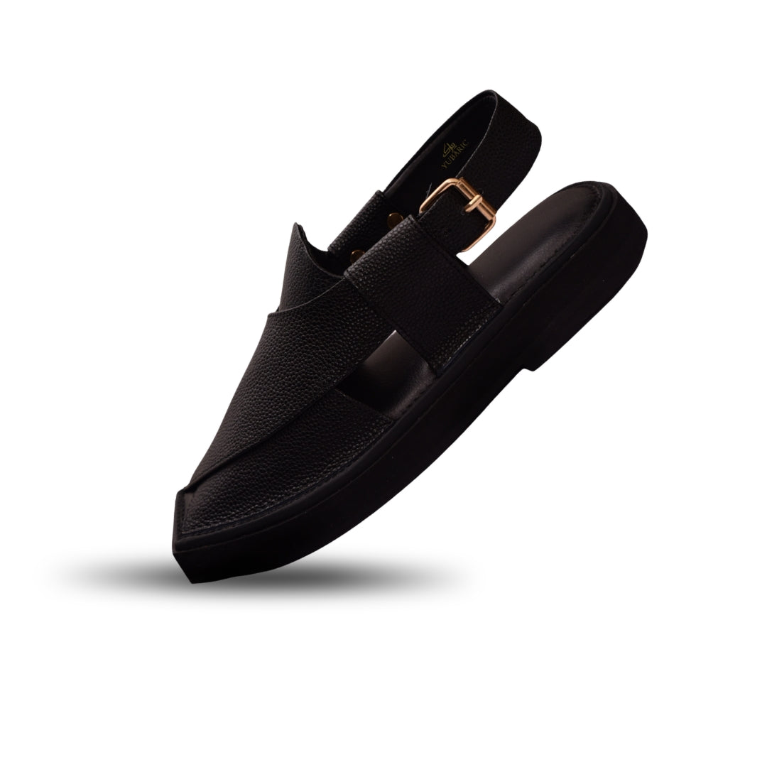 Black Daanedar - Kaptan Chappal