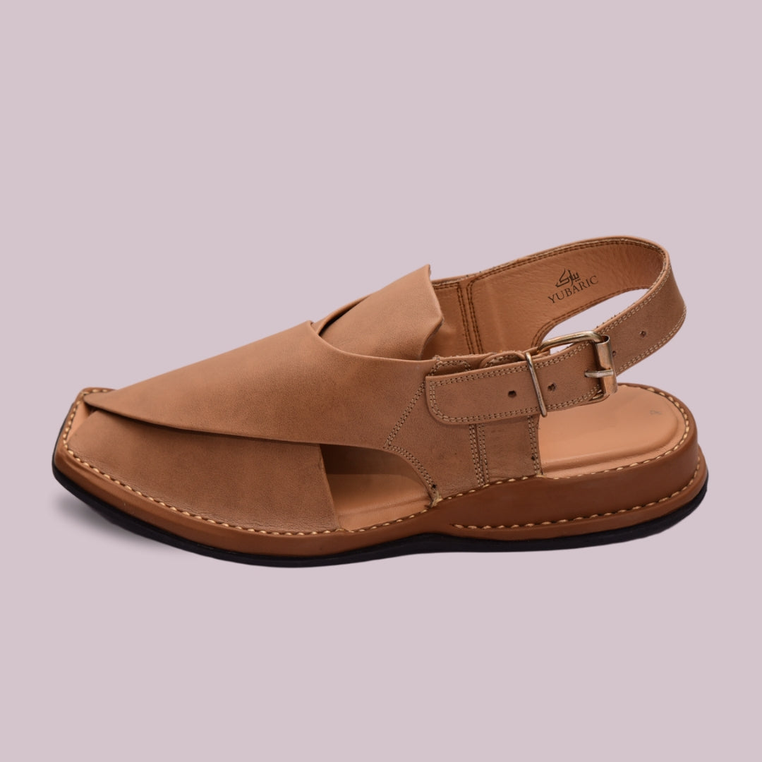 Beige Smart Zalmi - Peshawari Chappal