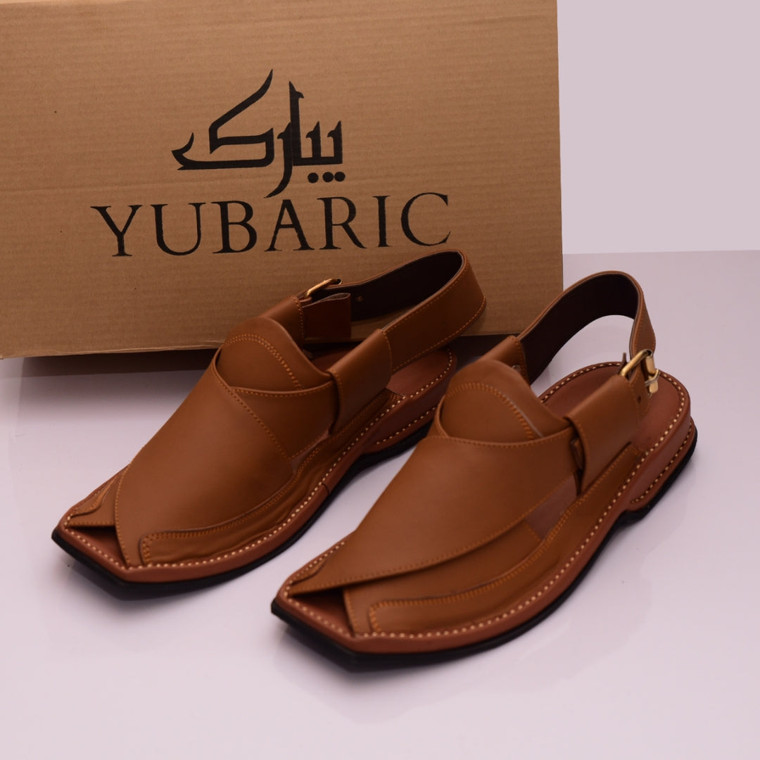 Khaaki Smart Zalmi - Peshawari Chappal