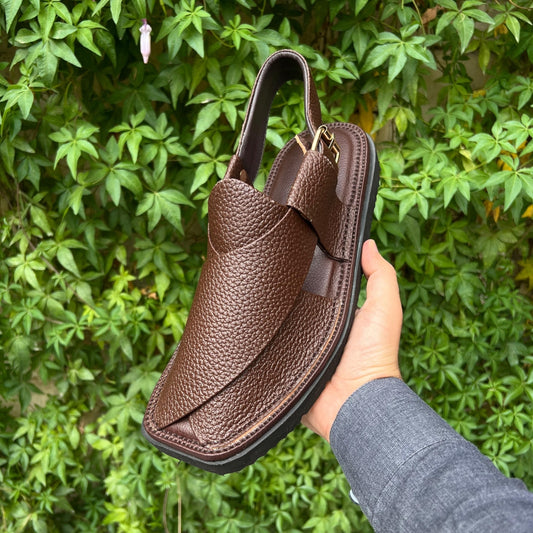 Brown Daanedar 2.0 - Super Lightweight Kaptan Chappal